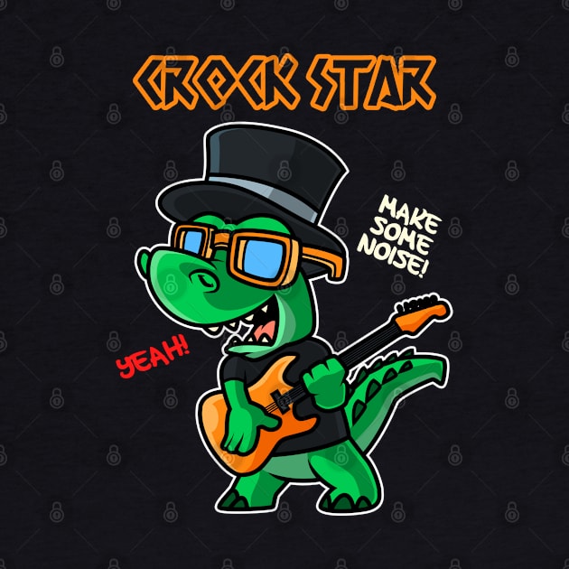 Crocodile Music Crock Star by CrissWild